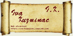 Iva Kuzminac vizit kartica
